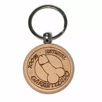 DIABLO Diablo Picante Wooden Keychain Natural Finish Compact Fun Gift