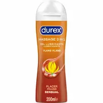 Durex Durex 2-in-1 Massage Gel & Lubricant Ylang Ylang 200ml