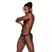 Male Power Male Power Espiral Galactica Jockstrap with Black Ring S/M