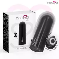 MORESSA Moressa Nix Black Wireless Vibration System with Remote Control, 77x28mm