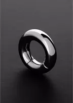 Steel by Shots Mister B Magnetic Round Steel Ring 0.6 / 1.5 cm - Polished Finish