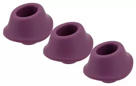 WOMANIZER Womanizer Silicone Replacement Heads M Purple 3-Pack Universal Fit