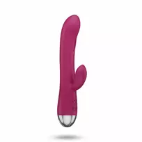 Easytoys Vibe Rabbit Vibrator Raspberry Pink Dual Motor Silicone