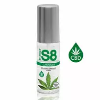 STIMUL8 STIMUL8 S8 Hybrid Intimate Lubricant Cannabis 50ml - Long-Lasting Formula