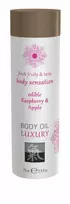 Shiatsu Shiatsu Luxury Edible Body Oil Raspberry & Apple 100ml - Nourishing Formula