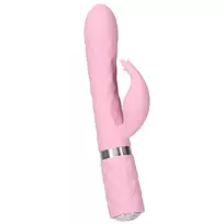 Pillow Talk Pillow Talk Lively Pink Dual Motor Massager with Rotating Shaft