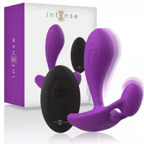 Intense Shelly Remote-Controlled Silicone Anal Plug Purple Waterproof