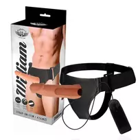 HARNESS ATTRACTION Harness Attraction Willian Hollow Intimate System with Vibrating Module 17cm Beige
