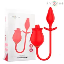 INTENSE Intense Melanie Dual Stimulator with Zigzag Motion & 10 Modes, Pink
