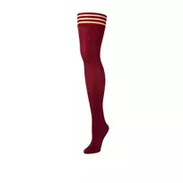 Kix'ies Kix'ies Holly Thigh-High Stockings B Red Argyle Pattern Comfort Fit