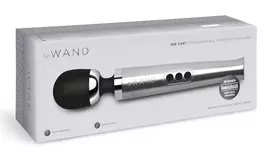 Le Wand Le Wand Die Cast Rechargeable Silver Massage Wand - Compact & Powerful