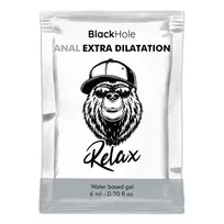 BLACK HOLE Black Hole Water-Based Gel Extra Dilatation 6 ml Single Dose Intimate Lubricant