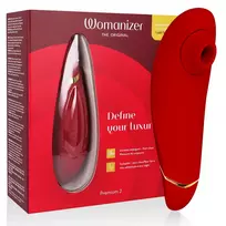 WOMANIZER Womanizer Premium 2 Bordeaux Air Pulse Technology, 14 Levels, Waterproof