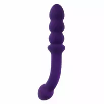 Playboy Evolved The Seeker Dual-Ended Vibrating Silicone Device Purple