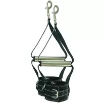 Sportsheets Edge Adjustable Leather Hand Grip Wrist Cuffs with Handles