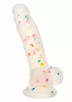 Party Boy Studs Silicone Model 13.25 cm with Suction Cup, Black