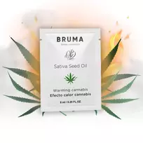 BRUMA BRUMA Sativa Seed Oil Glide Gel Warming Effect Cannabis Aroma 6 ml