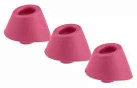 WOMANIZER Womanizer Silicone Replacement Heads S 3-Pack - Raspberry, 15mm