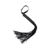 Xplay by Allure Sportsheets Padded Whip with Quilted Handle - Black, Ergonomic Grip