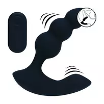 Levelz by Shots LEVELZ Revo Dual Motor Remote Silicone Prostate Stimulator Black