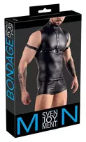 Svenjoyment Svenjoyment Bondage Top Black S with Adjustable Arm Harness