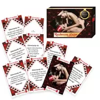 Kemis Let's Play Together Delightful War - Couples Card Game, 56 Tasks, 10x6cm