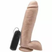 GET REAL Dream Toys Get Real 25.5 cm Vibrating Model with Base Skin Tone