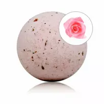 TALOKA TALOKA Rose Bath Bomb with Natural Petals and Sweet Floral Scent 140g