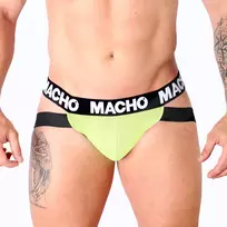 MACHO UNDERWEAR MACHO MX28FA Jockstrap XL Yellow - Advanced Support & Comfort