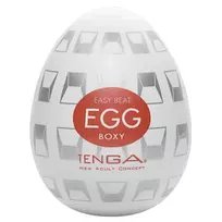 Tenga Tenga Egg Boxy Intimate Device Compact Male Model White