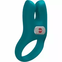 FUN FACTORY FUN FACTORY NOS Vibrating Ring Bottle Green - Dual Motor, Flexible Design