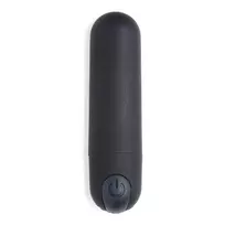 XR Brands Bang! Mini Bullet Wireless Vibrating Device, Remote Control, Black