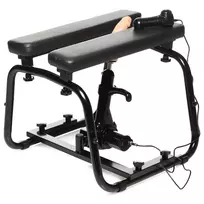 XR Brands XR Brands Deluxe Bangin' Bench Black - Adjustable Intimate Machine Set