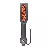 Sportsheets Sportsheets Amber Spanker Gold-Tortoiseshell Impact Paddle, Rigid Handle