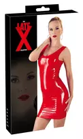 LateX Classic Red Latex Dress XL - Sleeveless, Flexible 0.4mm