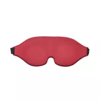 Sportsheets Sportsheets Saffron Blindfold - Adjustable Memory Foam Eye Mask, Black/Red
