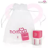 MORESSA Moressa French Edition Dice Game - Action & Location Resin Set with Bag