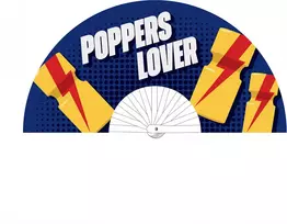 M Proud Poppers Lover 64 cm Blue/Yellow - Durable Polyester