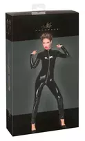 Noir Noir Handmade Jumpsuit Zip L - Shiny Polymer Finish, Long Sleeves