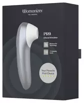 WOMANIZER Womanizer Pro Silver - Compact Air Technology System, 11 Modes