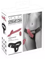 You2Toys You2Toys Your Strap-On Pink - Dual Motor, Remote, Adjustable Harness