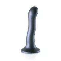 Ouch! by Shots Ouch! Ultra Soft Silicone Curvy Intimate Device 17 cm Metallic Finish