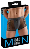Svenjoyment Svenjoyment Men's Net XL Pants with Wetlook Finish and Gold Details