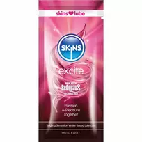 SKINS SKINS Excite Water-Based Lubricant 5ml Single-Dose, Tingling Effect