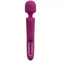 VIVE by Shots KIKU Double-Ended Wand Pink - Dual Motor Intimate Massager, 10 Modes