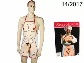 Kemis Out of the Blue Apron Muscular Body with Plush Accessory 27x37cm