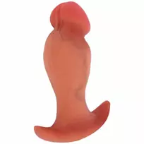 HIDDEN DESIRE Hidden Desire Inferno 16 cm Anatomical Plug Liquid Silicone Black