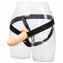 CALEXOTICS CalExotics PPA Hollow Extension System with Adjustable Jock Strap, Flesh, 17.75 cm