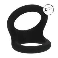 LEVELZ Double O Silicone Dual Ring L Black - Anatomical Support System