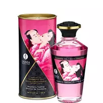 Shunga Shunga Aphrodisiac Warming Oil Raspberry 100ml Edible Sensual Formula